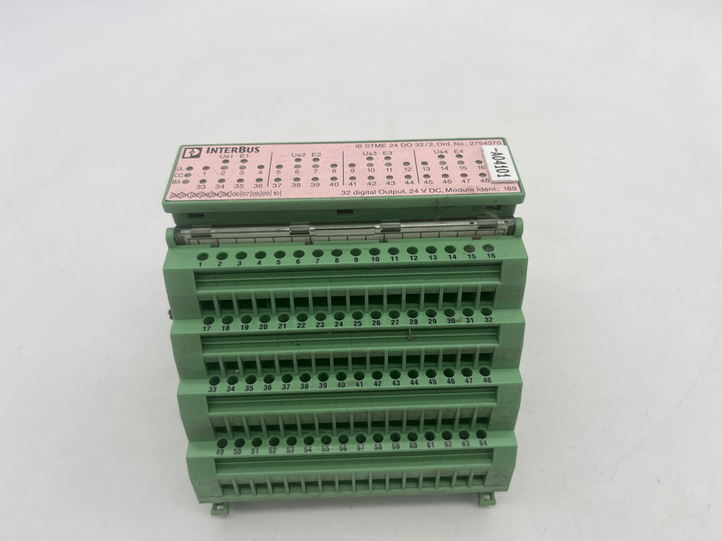 Modulo di uscita digitale INTERBUS ST, 32 uscite, 24 V DC, 500 mA, tecnica di collegamento a 2 conduttori, grado di protezione IP20 Ib stme 24 do 32/2