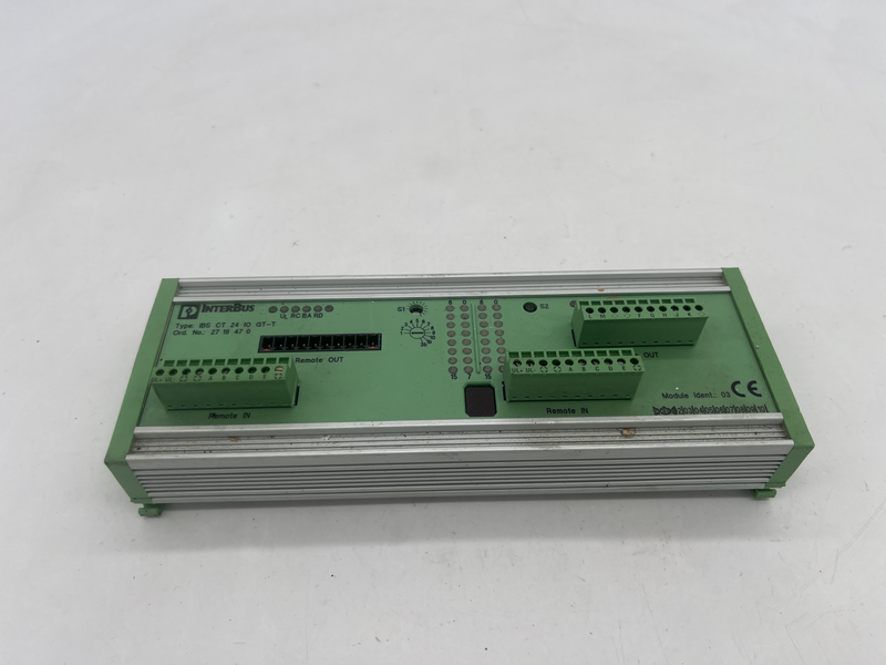 Modulo di accoppiamento (Gateway), modulo di accoppiamento I/O per due sistemi INTERBUS, 24 V DC, grado di protezione IP20 Ibs ct 24 io gt-t