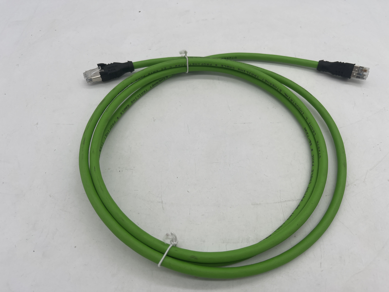 | RJ45/RJ45, 4p, male 0°/male 0°, 2 m, PUR Industrial ethernet cable Ie-rj45ss4.003-2-ie-rj45ss4.003/s2171