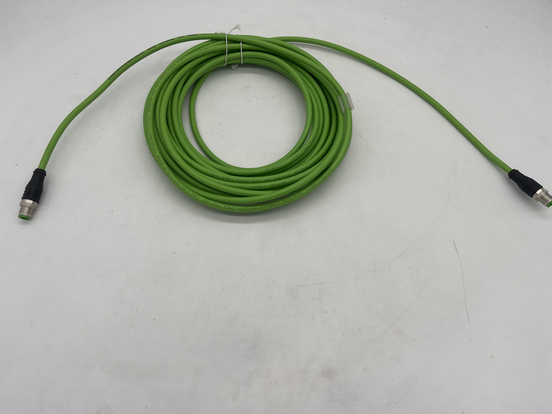 M12 connector, 4p, male 0°, 10 m, PUR, Cat 5e Ie-wassy4.029-10-ie-wassy4.029/s2171