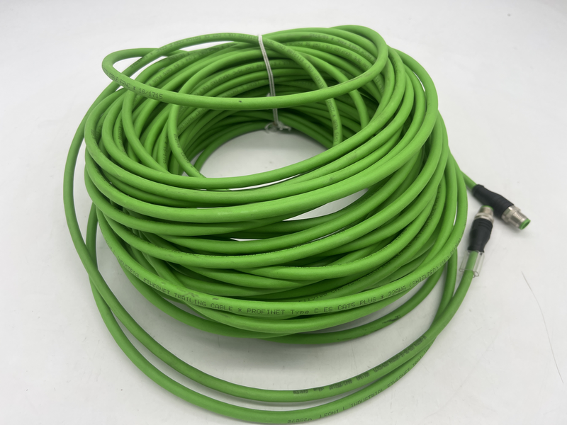 Cavo 35 metri cat 5e maschio maschio m12 4 pin Ie-wassy4.029-35-ie-wassy4.029/s2171