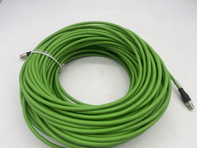 M12 males 4 poles Double-ended cordset; Application: Industrial Ethernet lunghezza 45 metri Ie-wassy4.029-45-ie-wassy4.029/s2171