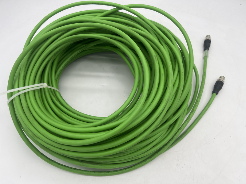 Profinet cat 5e cable male/male m12 4 pin lunghezza 50 metri Ie-wassy4.029-50-ie-wassy4.029/s2171