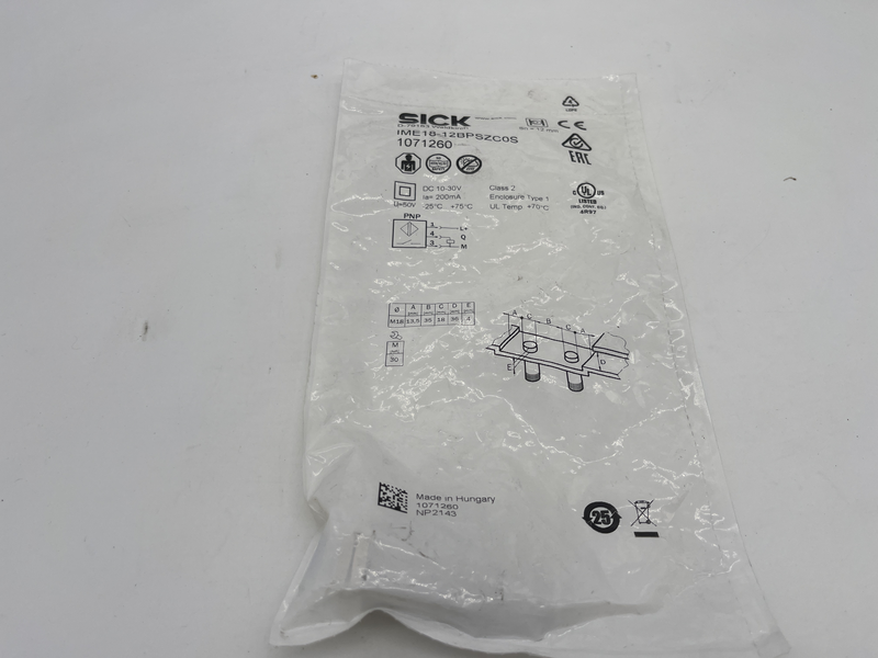 Proximity sensor switch Ime18-12bpszc0s