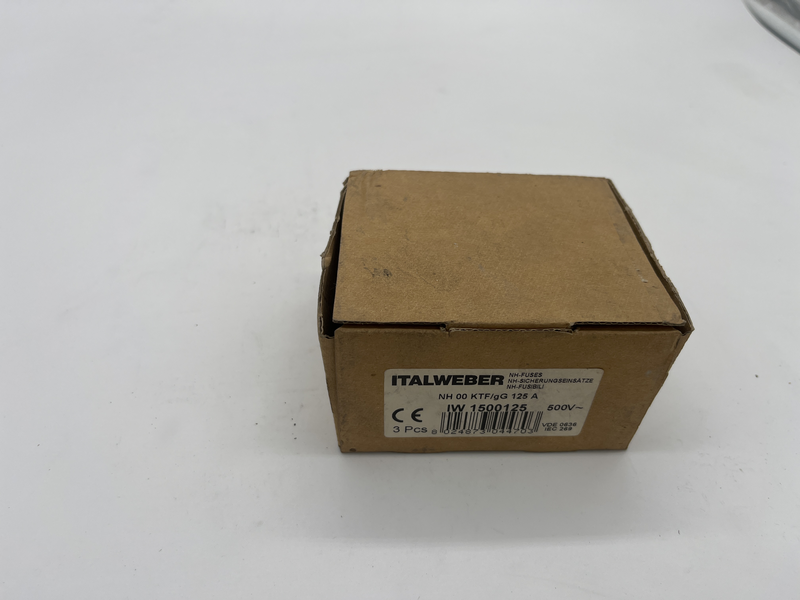 Fusibili nh 00 ktf-gg 125a confezione da 3 pezzi Iw 1500125