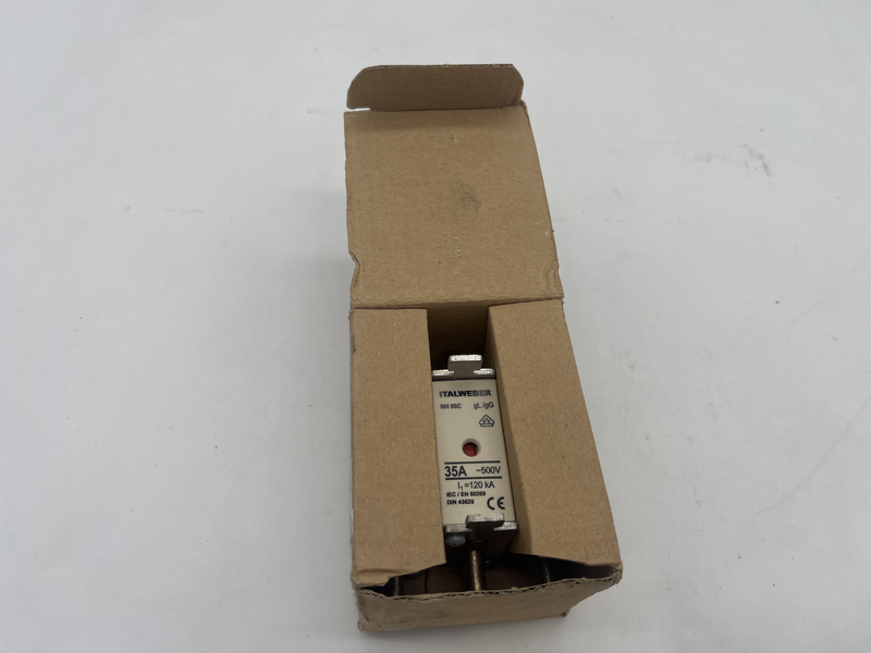 Fusibili 35 a 500 V confezione da 3 pezzi Iw 1500635