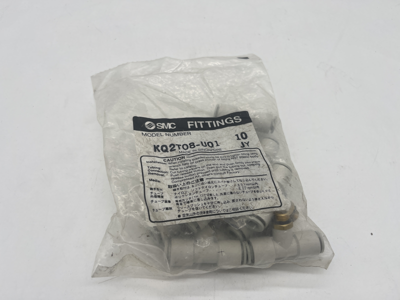 Raccordo a t confezione da 10 pezzi Kq2t08-u01