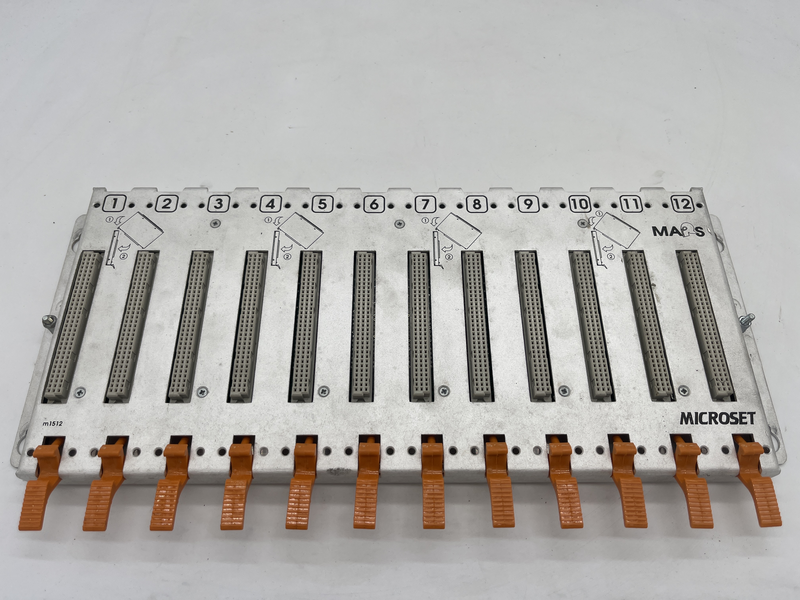 Plc rack base 12 mod microset M1512.004.001.r1