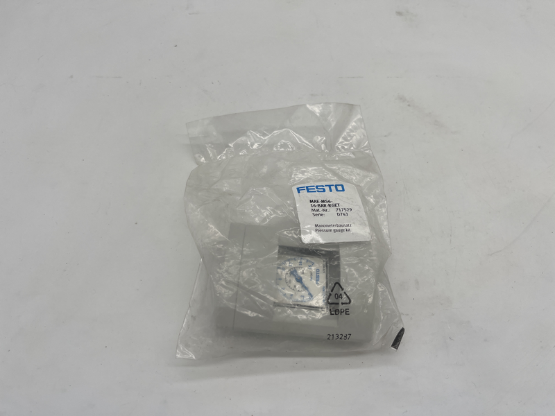 PRESSURE GAUGE KIT MAE-MS6-16-BAR-RGET