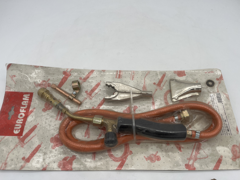 SET IMPUGNATURA SEMPLICE,PROLINGA 100 MM BRUCIATORE 21 MM DUE PZ. PUNTA RAME G.50,FORCELLA PER TUBI 024 MM MS 911-SK