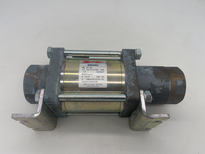 Valvola coassiale 2/2 funzione, NC / NO ; gamma pressione, 0-16 / 0-40 / 0-63 / 0-100 bar ; valore K · 13,0 m³/ ; fluido, gassosi liquidi altamente viscosi gelatinosi Mk 25 nc