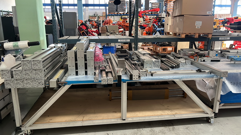 Asse elettrico a cinghia ml 890 mm Ms 2x.4mt