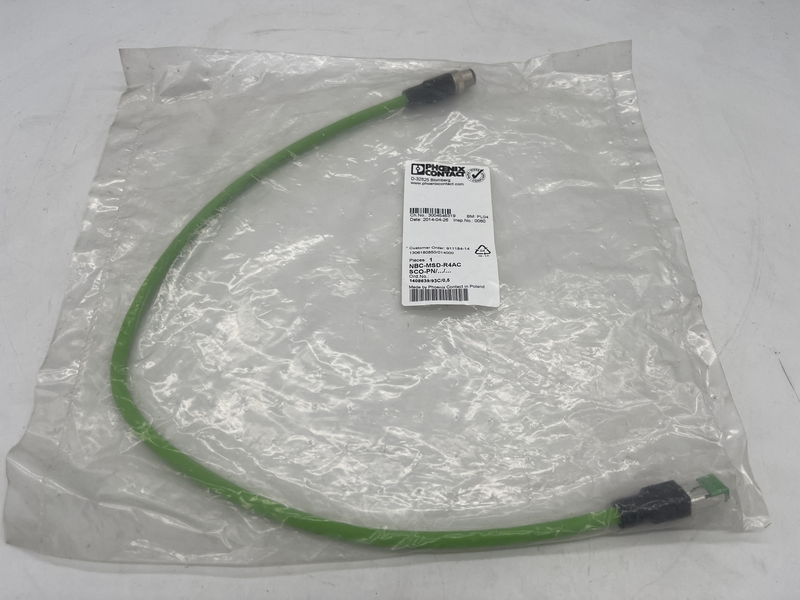 PROFINET CAT5 (100 Mbps), EtherCAT ® CAT5 (100 Mbps), 4-position, Variable cable type, shielded, Plug straight M12 SPEEDCON / IP67 Nbc-msd-r4ac sco-pn/…/…