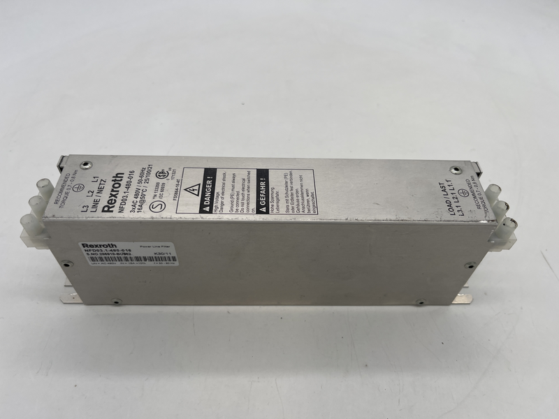 Filtro 3xac480v/50/60hz 16a Nfd03.1-480-016