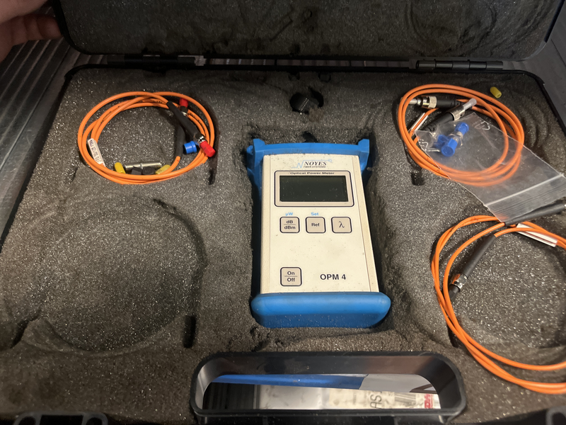 Fiber optic powermeter Noy-opm 4-1