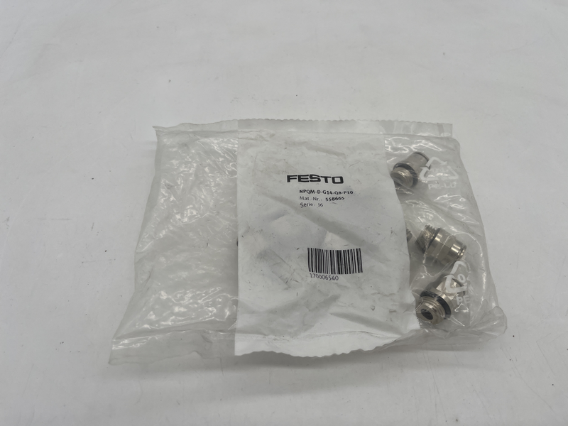 Raccordo a innesto confezione da 10 pezzi Npqm-d-g14-q8-p10