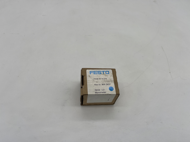 Manometer pressure gauge PAGN-40-16-G18  8003637