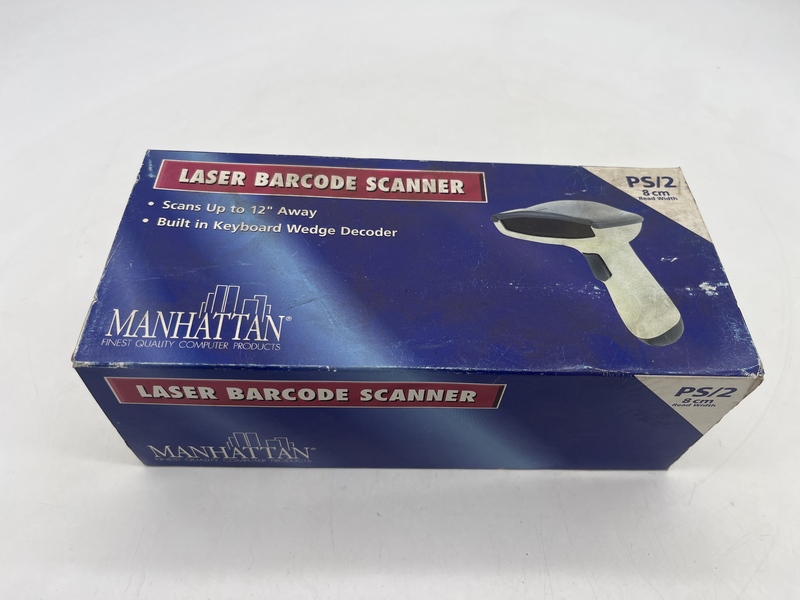 Laser barcode scanner 8 cm read width Ps/2