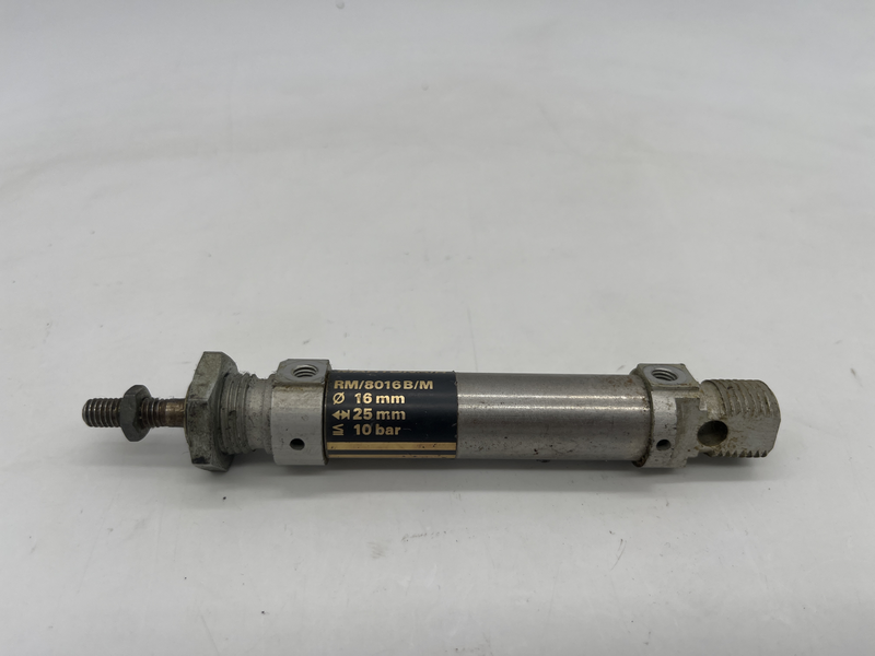 Cilindro ISO tondo a doppio effetto, alesaggio 16 mm, corsa 80 mm · Pistone magnetico come standard · Conforme alla ISO 6432 Rm/8016b/m