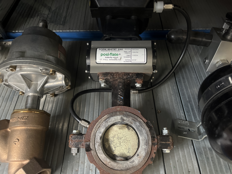 Pneumatic actuator 120 psi Max Rpc250