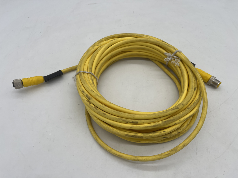 Sensor Cordset, Double-Ended, Male Straight to Female Straight Connector with Self-Locking Thread and Molded Cable Jacket Rst 4-rkt 4-602/10m