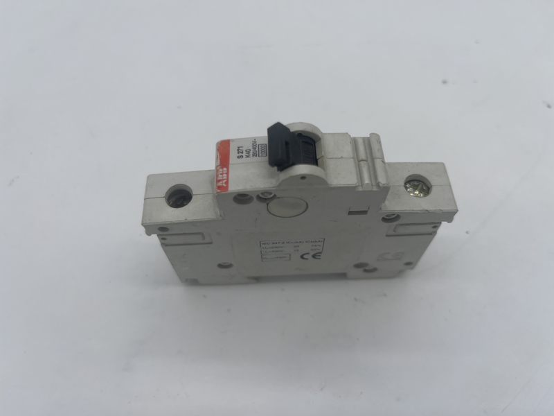 CIRCUIT BREAKER, 40AMP, 1POLE, 277/480VAC, DIN RAIL MOUNT S271k40