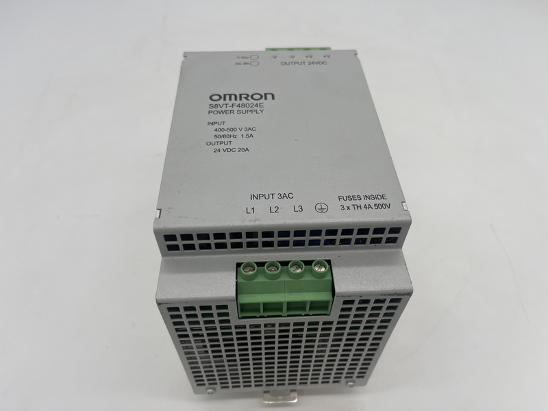 POWER SUPPLY  400 500 V 3 AC 50 60 HZ 1.5 A OUT 24 VDC 20 A S8VTF48024E
