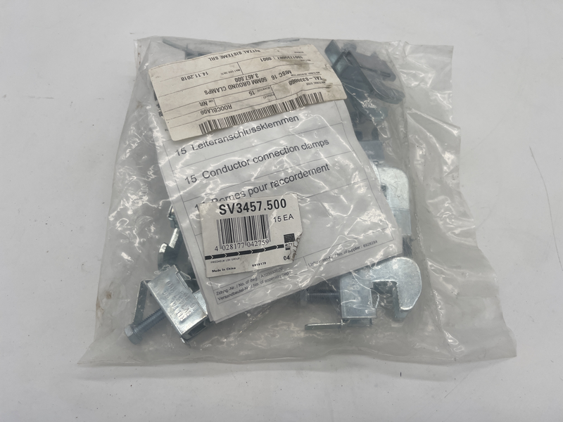 CONDUCTOR CONNECTION CLAMPS confezione da 15 pezzi SV3457.500