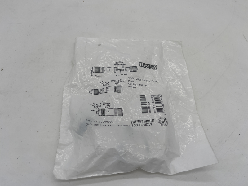 Connettore dati Sacc-m12fsb-3sc sh pb