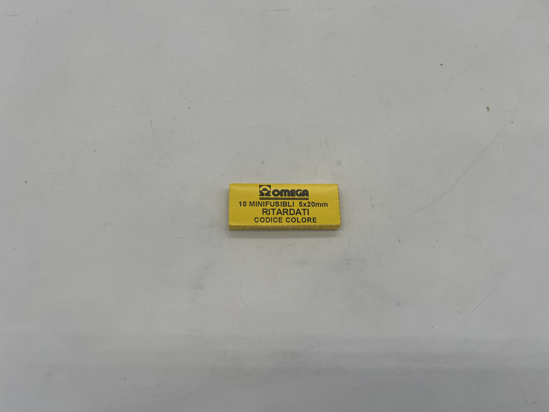 10 mini fusibili 5x20 ritardati codice colore St520120
