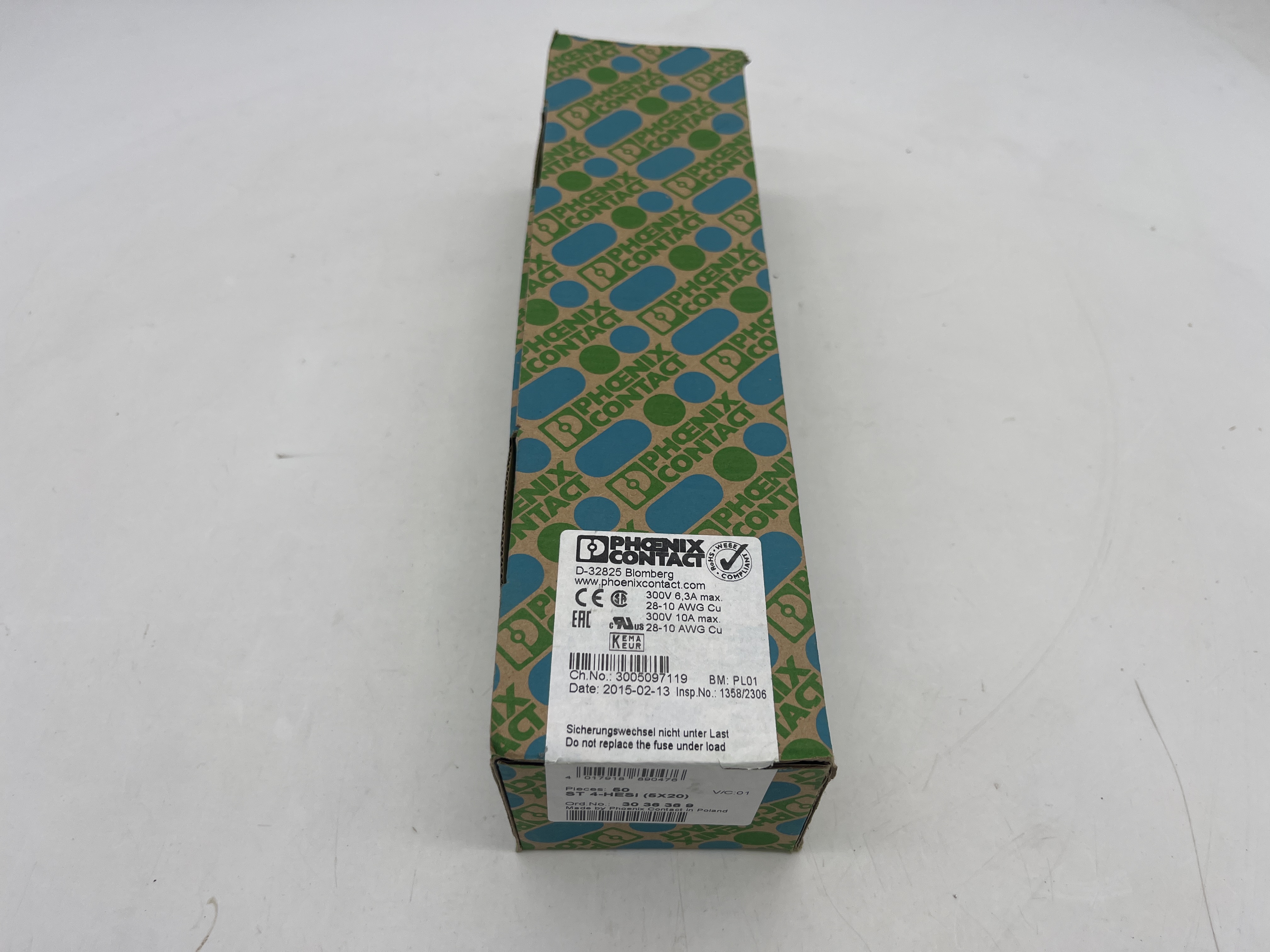 Morsetto confezione da 50 pezzi St 4-hesi(5x20)