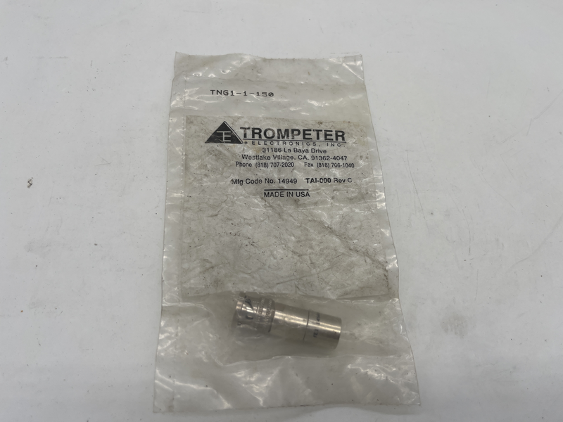Connector, coaxial. BNC Panel Mount Tai-000