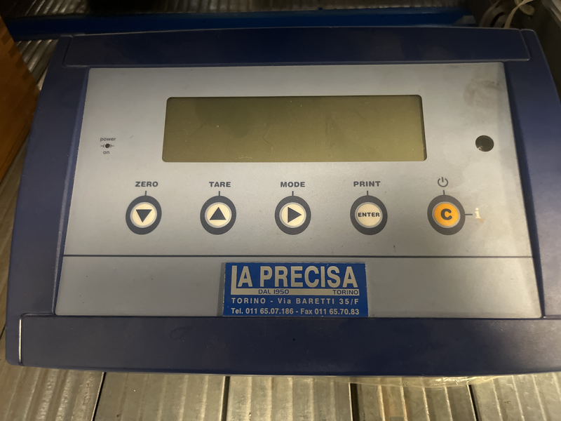 Indicatore di peso per bilancia digitale portata nominale 60 kg piano di carico 400x400 Tqn60