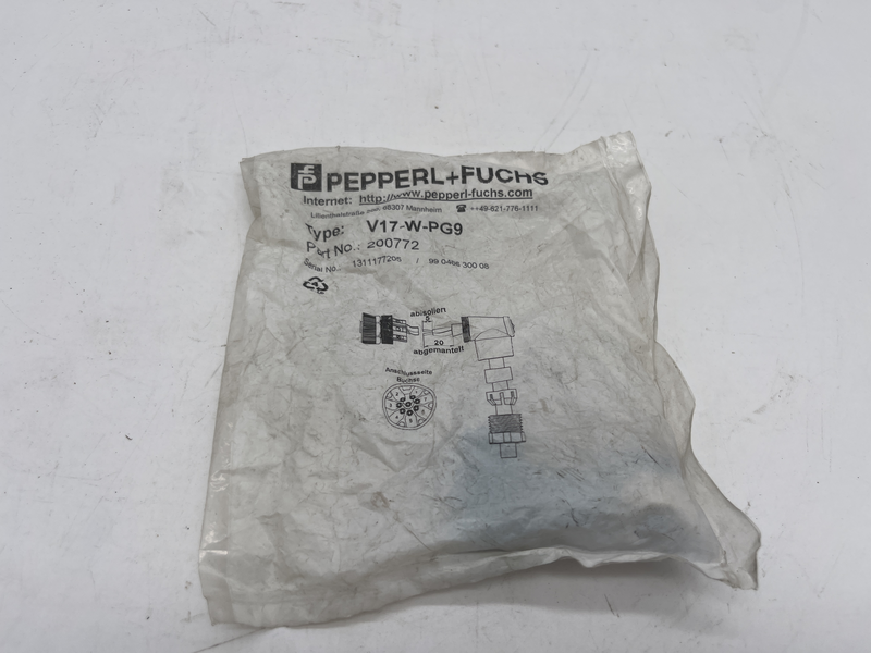 Connettore m12 90 gradi V17-w-pg9