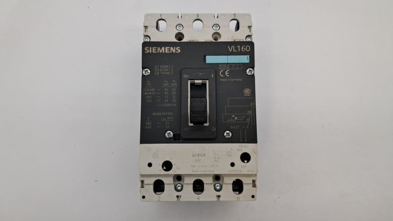 interruttore magnetotermico VL160