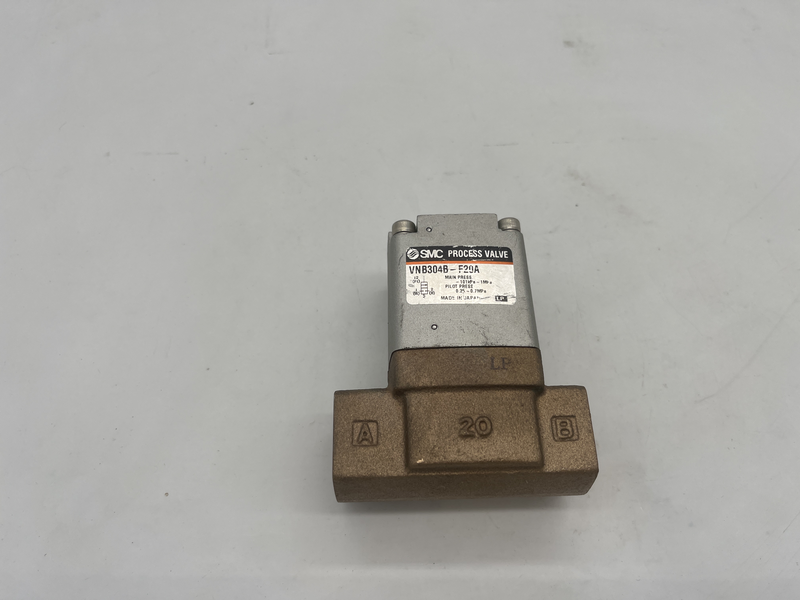 Process valve series VNB � Air operated type � Orifice size: 7mm to 50mm � Port size: 1/8 to 2 Rc(PT) VNB304B-F20A