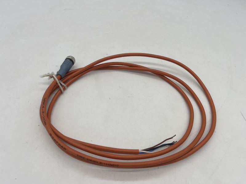 M12 X 1 ROUND CONNECTOR FEMALE CONNECTOR M12 X 1 ROBUST AND PRE-ASSEMBLED ROUND CONNECT Wak4-2/xor