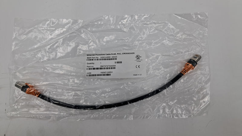 Ethernet Powerlink Cable RJ45, PVC, CROSSOVER X20CA0E61.00035