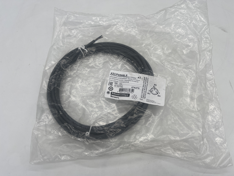 Pre-wired connector m8 5 metri Xzcp0566l5